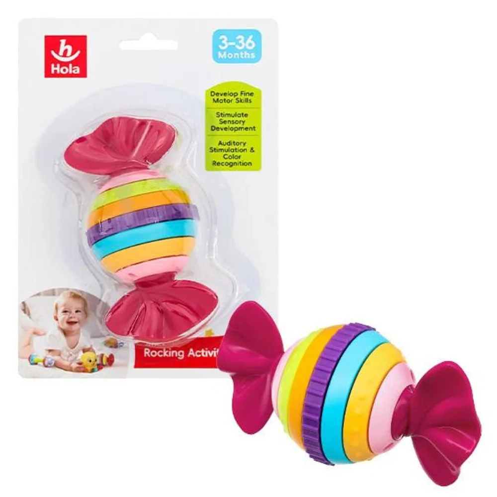 Hola Candy Rocking Activity Rattle