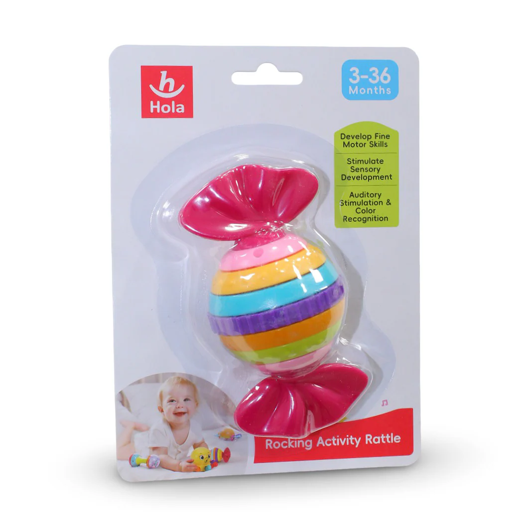 Hola Candy Rocking Activity Rattle - Image 2