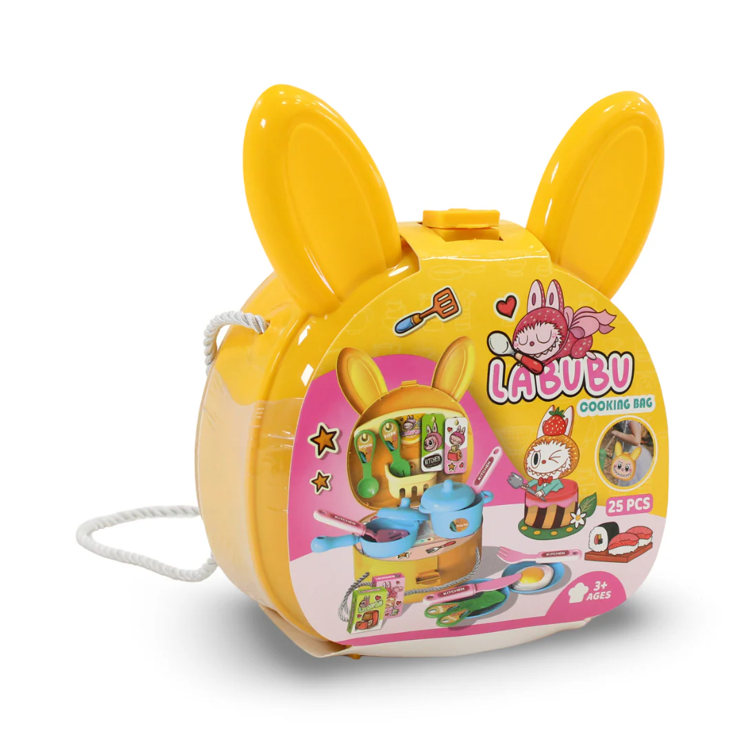 Labubu Cooking Bag Playset – 25 Pcs