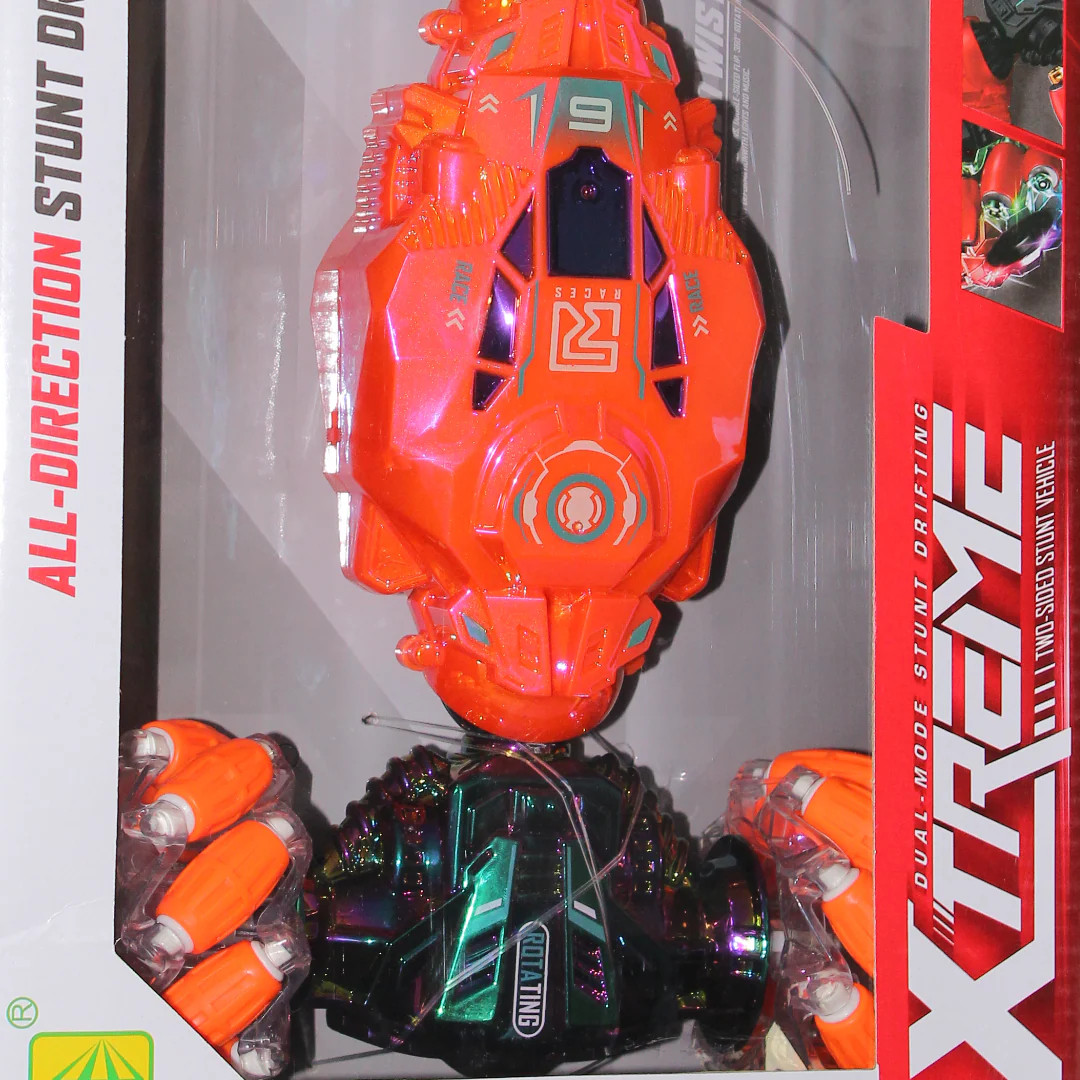Xtreme Remote Control Stunt Car – Orange - Image 3