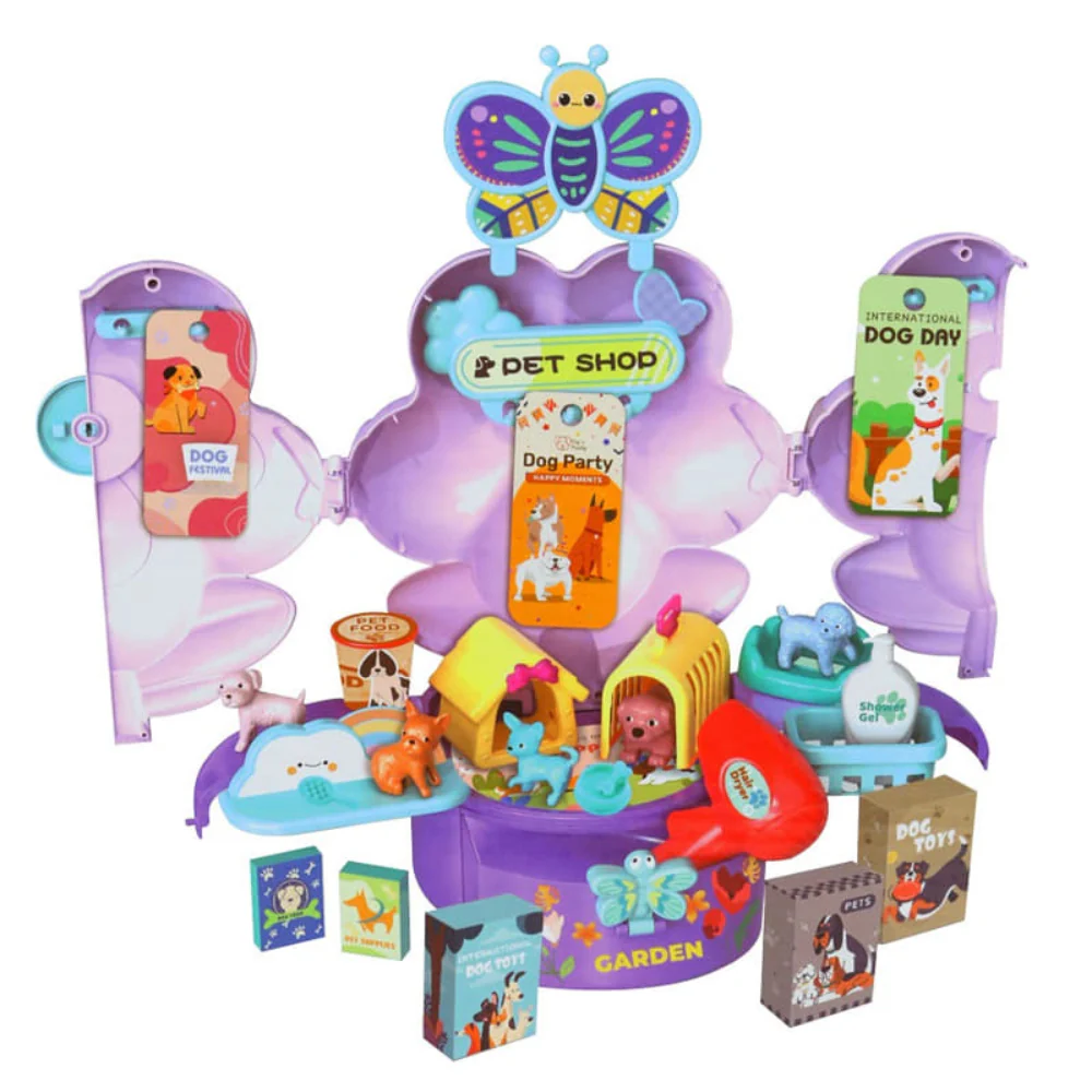 Petshop Advanced Pet Store Playing House DIY Set – 40 Pcs