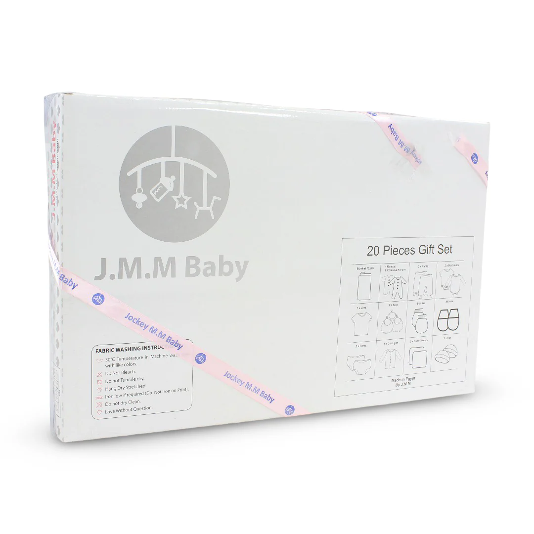 Baby Girls Gift Clothes Box – Off-White with Ice Cream Print 0-3m (20Pcs) - Image 2