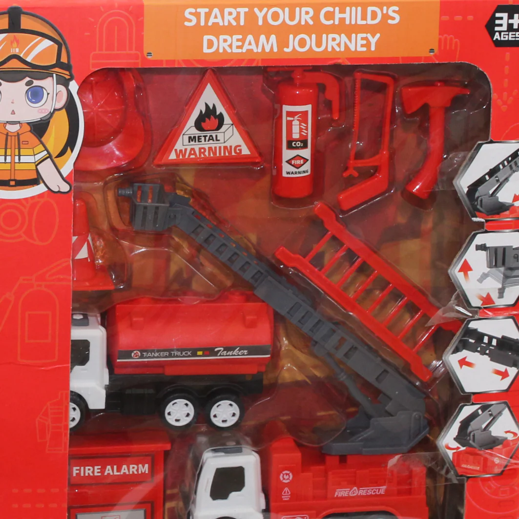 Fire Fighting General Mobilization Toy Set - Image 3