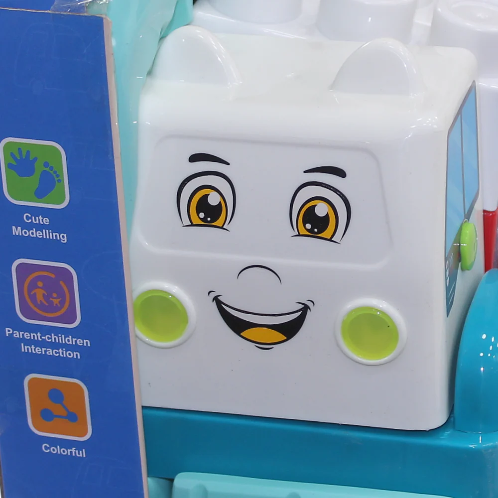 Cute Car Ambulance Building Blocks with Light & Sound - Image 3