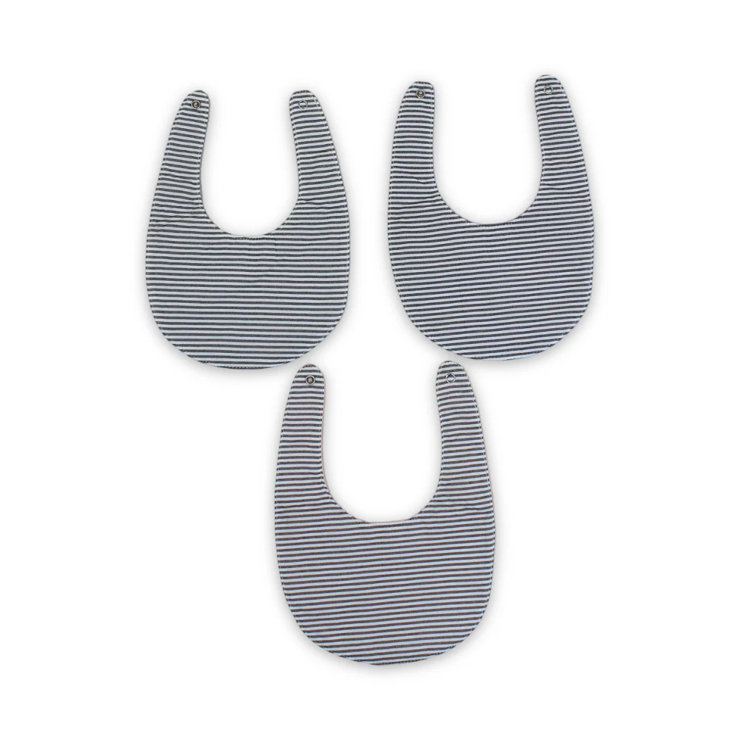 Cotton Baby Bib with "Extra Sweet" Print – (Pack Of 3) - Image 2