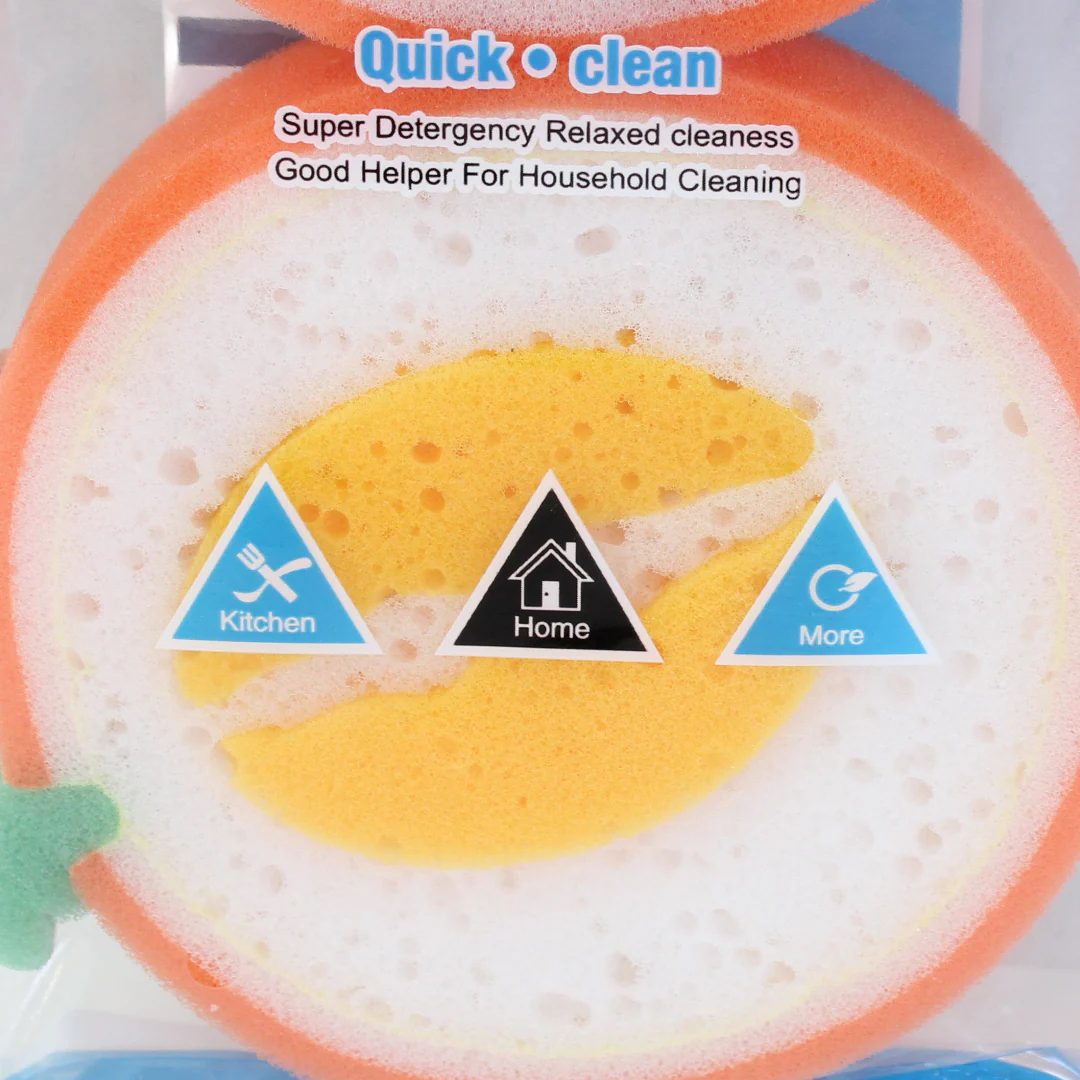 Fruit-Shaped Bath Sponges – Pack Of 2 - Image 3