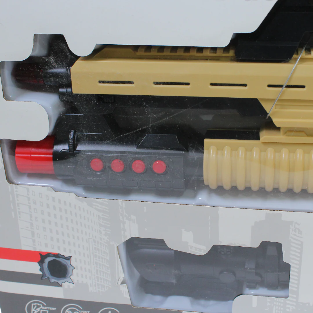 Multifunction Vibration Flash Gun – Beige - Image 3