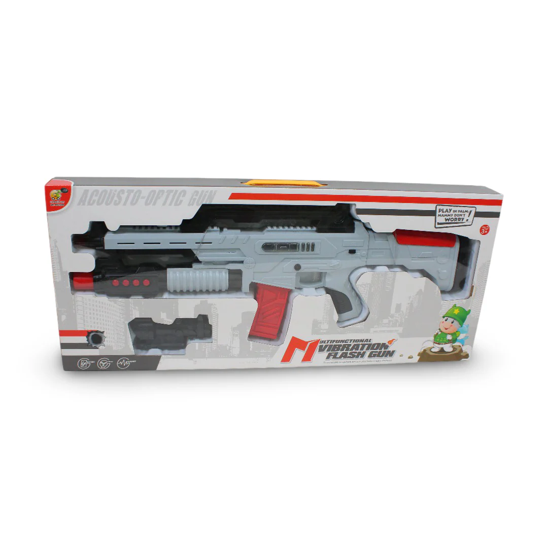 Multifunction Vibration Flash Gun – Baby Blue