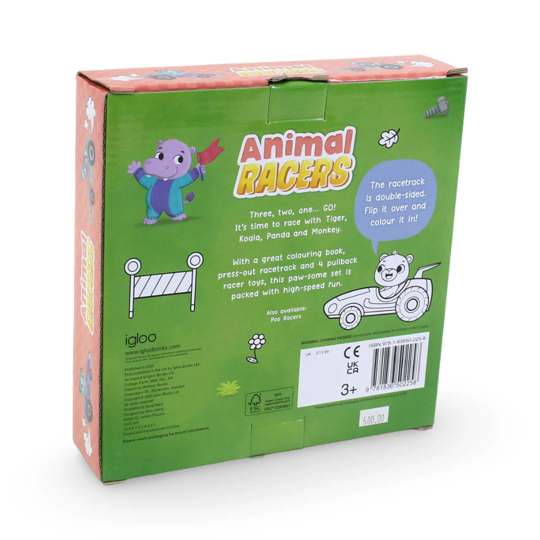 Igloo Books Animal Racers Activity Set - Image 3