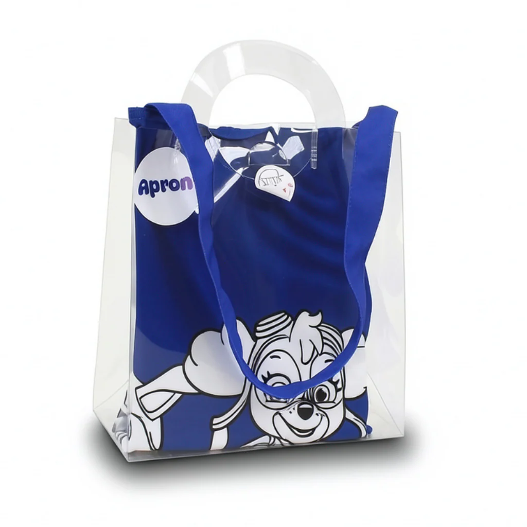 Paw Patrol Coloring Apron + Doms Extra Long Wax Crayons Set - Image 2