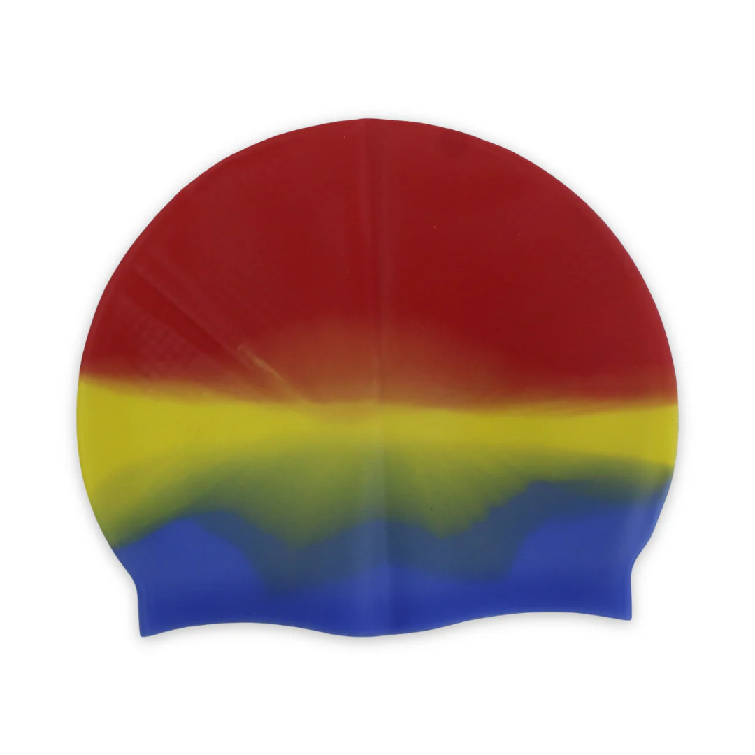 Touche Silicone Swimming Cap – Overlapping Colors - Image 7