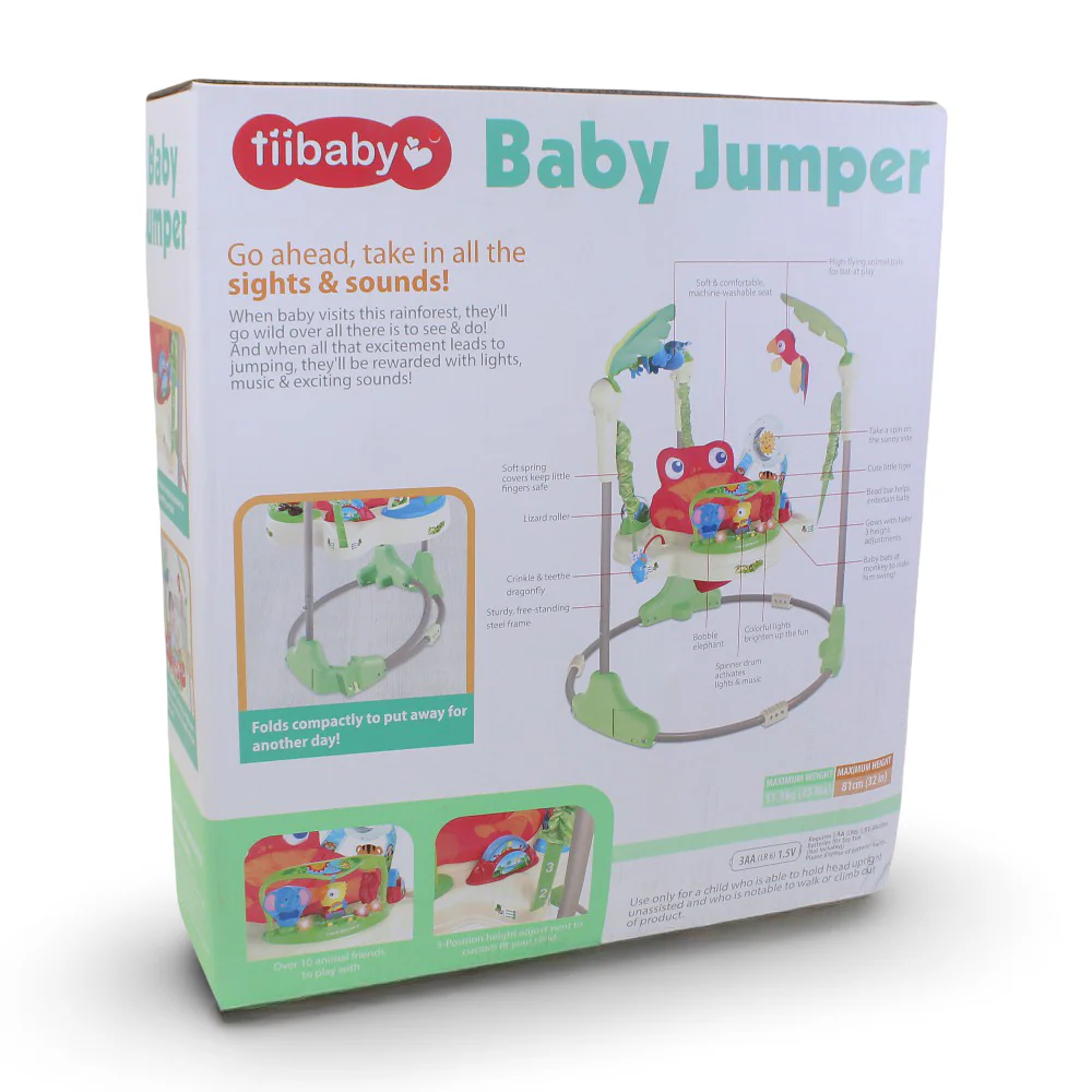 Tiibaby Baby Jumper with Music & Lights - Image 2
