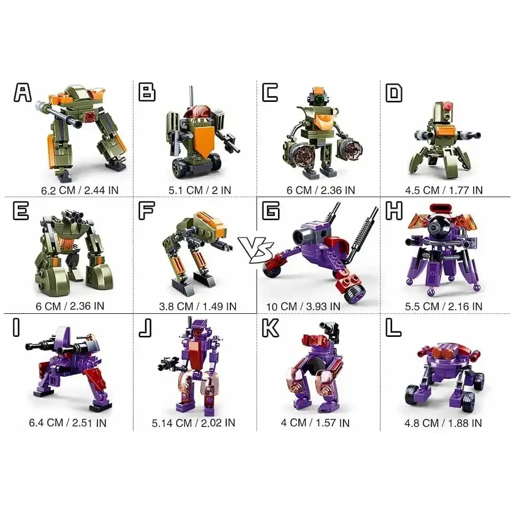 Sluban Atomic Uprising Storm 12 in 2 Building Blocks Set - 462 Pcs - Image 7