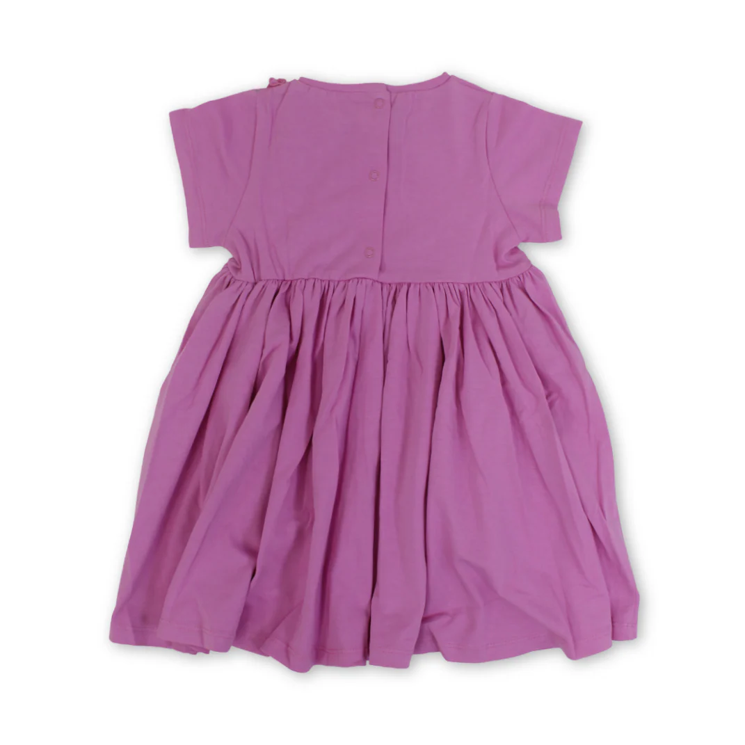 Baby Girls Cotton Dress – Pink - Image 2