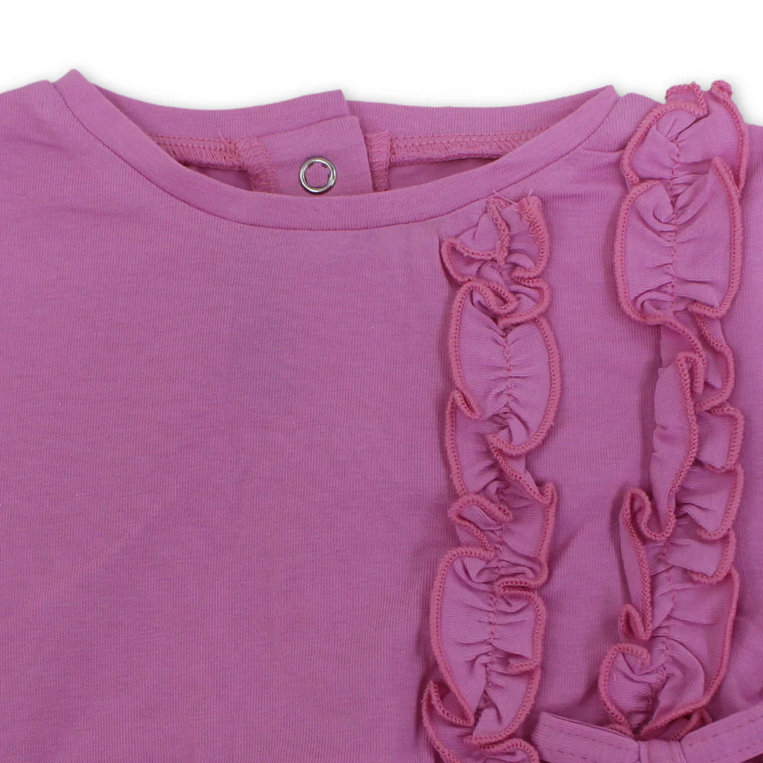 Baby Girls Cotton Dress – Pink - Image 3