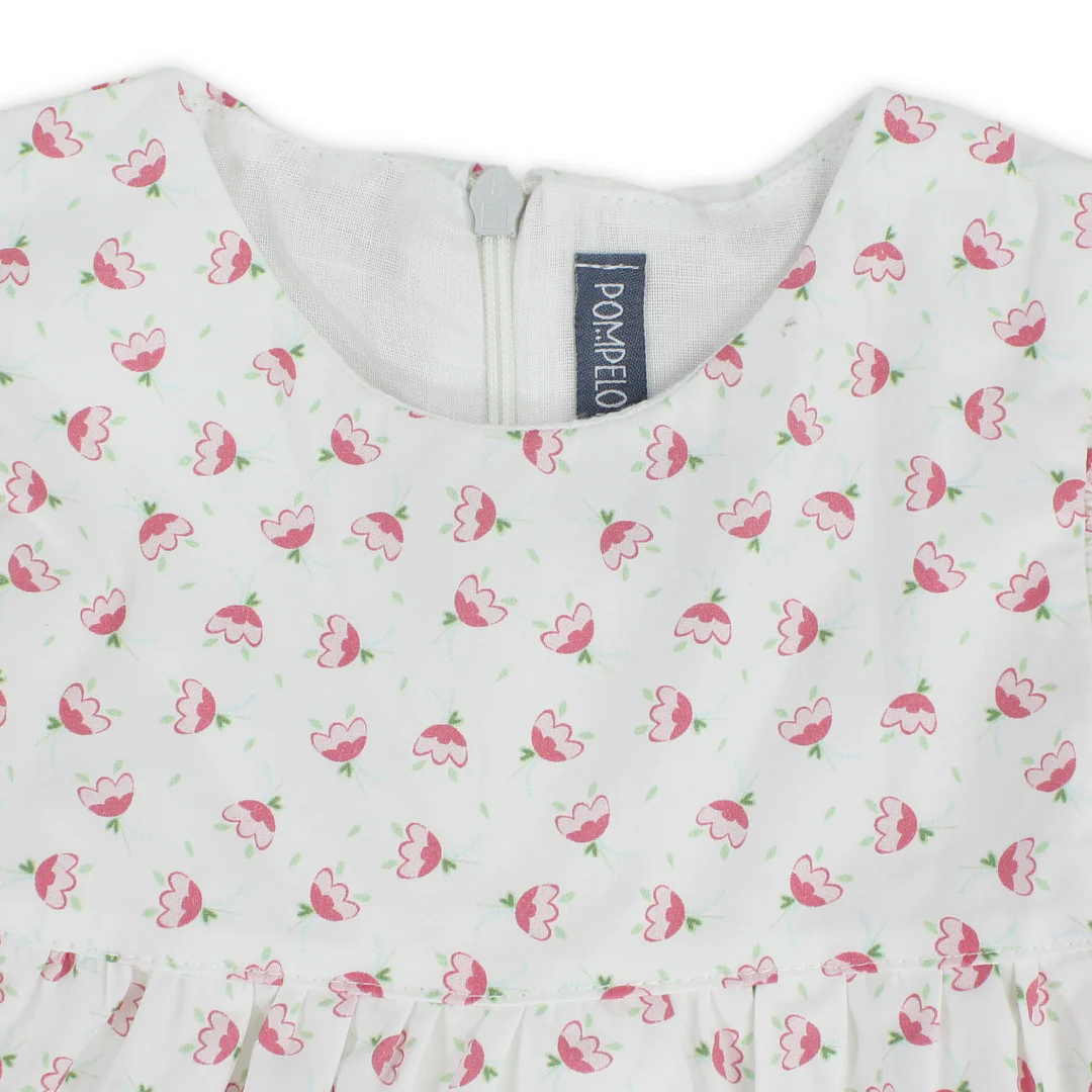 Baby Girls Cotton Dress – Printed Design - Image 3