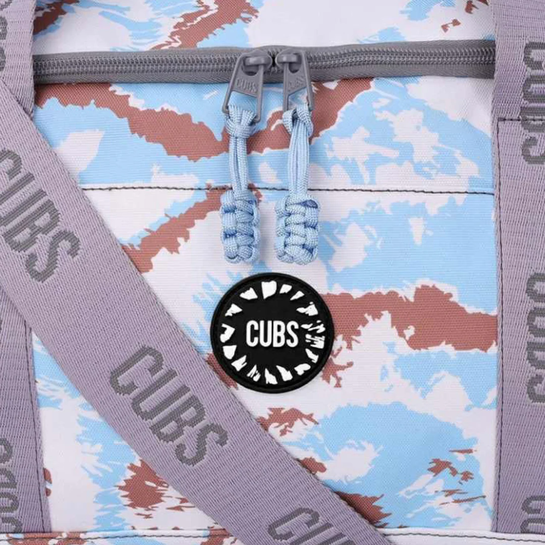 Cubs Baby Blue Tie Dye Large Duffel Two Pockets - Image 4