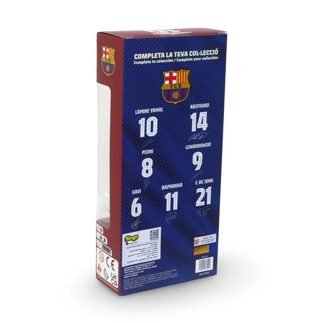 Banbo Toys Sockers FC Barcelona Lamine Yamal Action Figure - Image 3