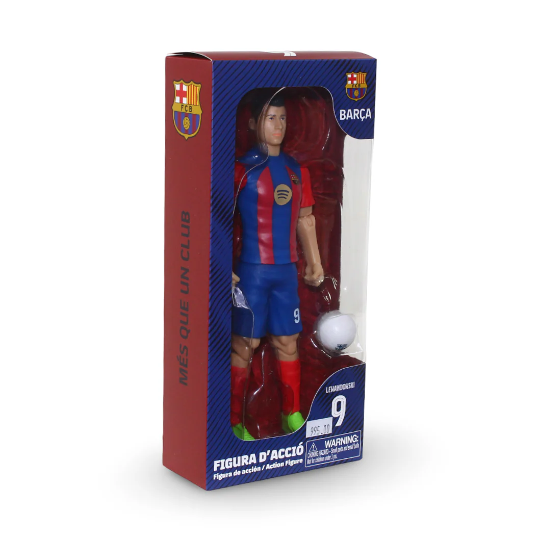 Banbo Toys Sockers FC BarcelonaRobert Lewandowski Action Figure - Image 2