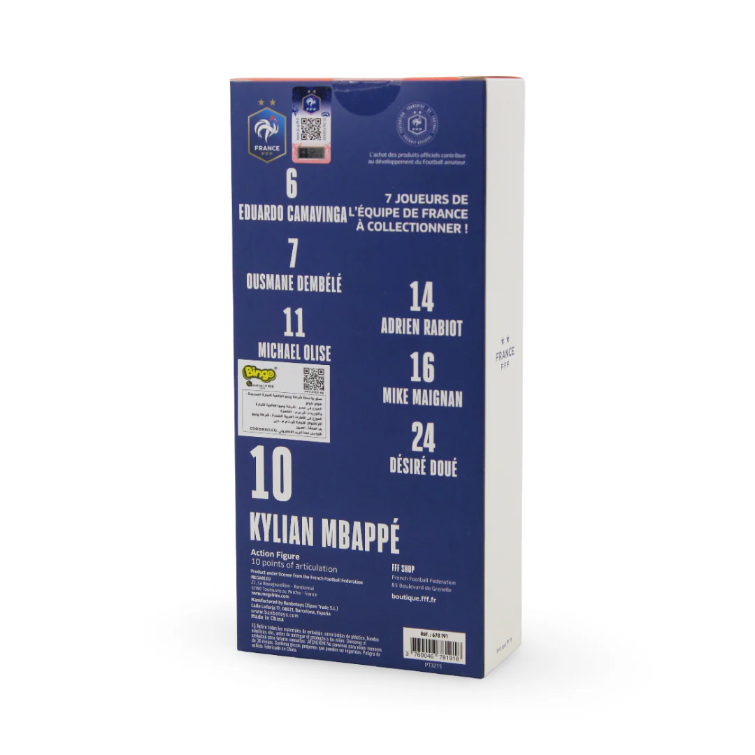 Banbo Toys Sockers France Team Kylian Mbappé Action Figure - Image 3