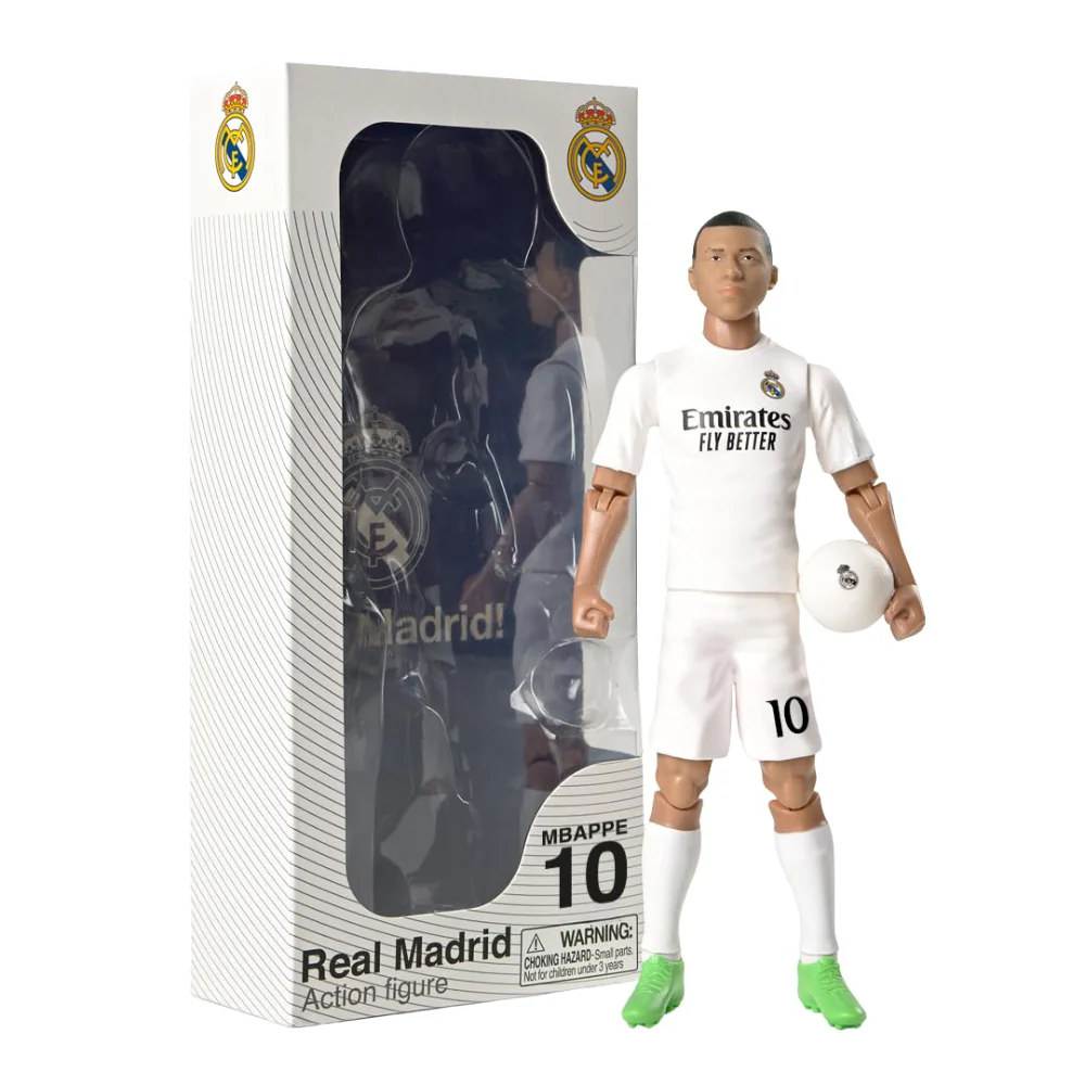 Banbo Toys Sockers Real Madrid Kylian Mbappe Action Figure