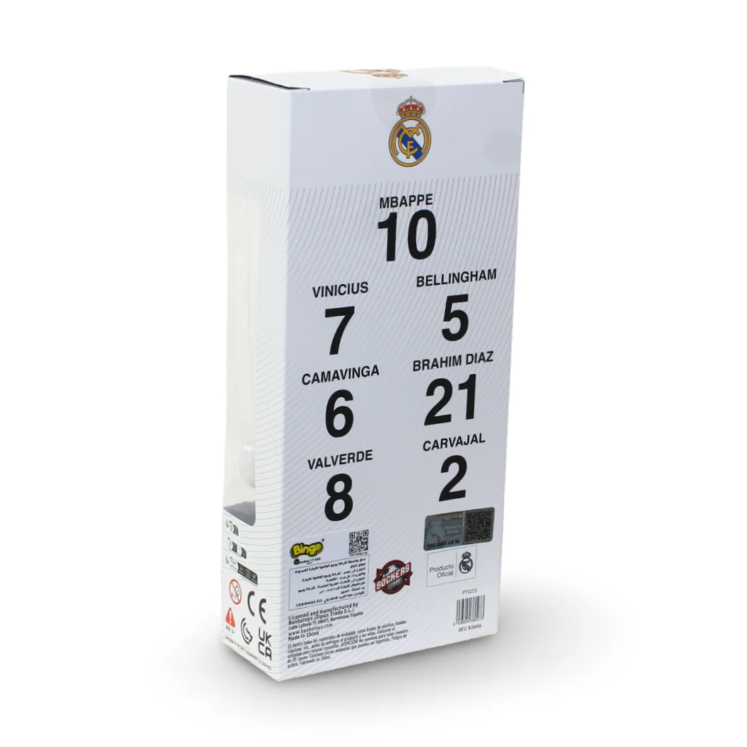 Banbo Toys Sockers Real Madrid Vinícius Junior Action Figure - Image 3