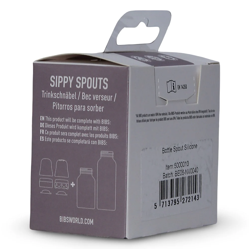 BIBS Baby Bottle Silicone Spout (Pack of 2) – 6+ Months - Image 4