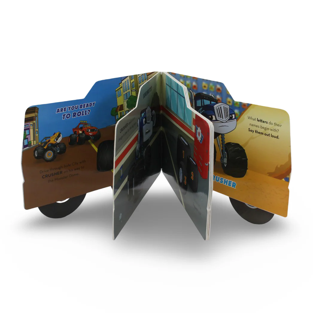 Blaze Crusher Wheelie Board Book
