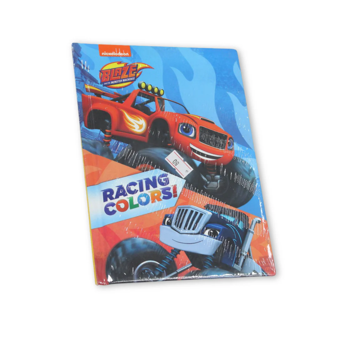 Blaze and the Monster Machines: Racing Colors!" Coloring Book - Image 2