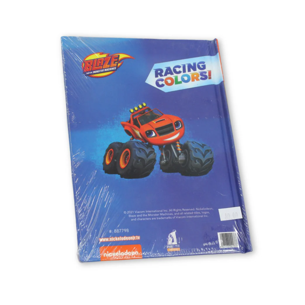 Blaze and the Monster Machines: Racing Colors!" Coloring Book - Image 3