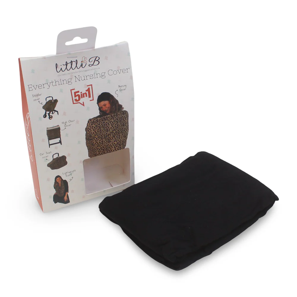 Little B Breastfeeding Cover – Midnight Black
