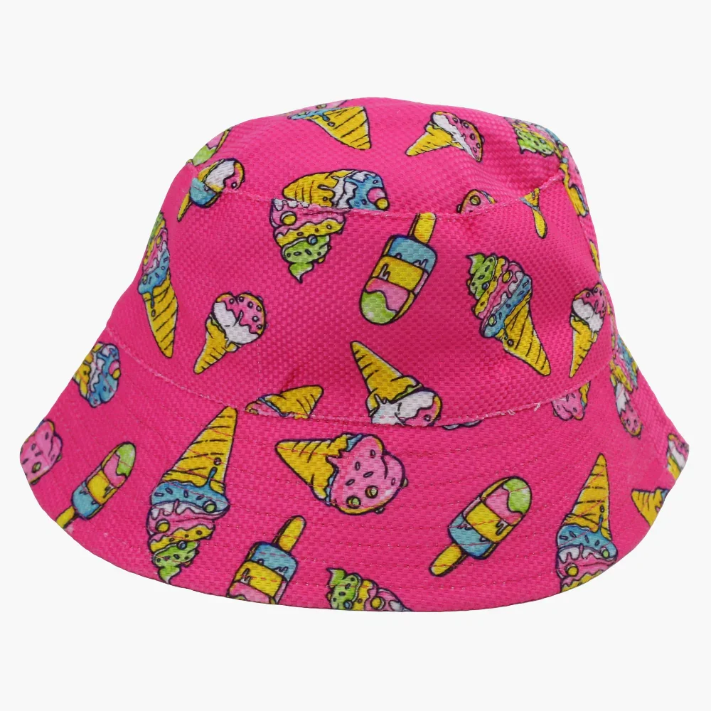 Bucket Hat - Ice Cream Print - Image 2