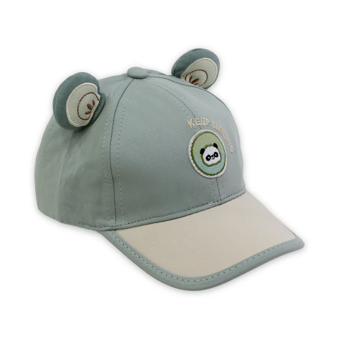 Unisex Cotton Cap – “Keep Smiling” Design - Image 3