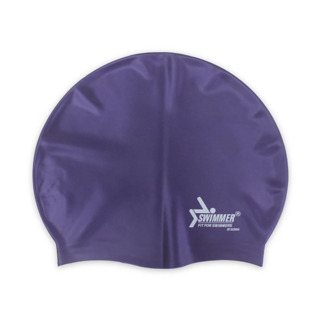 Swimmer Silicone Swimming Cap C6 – Purple