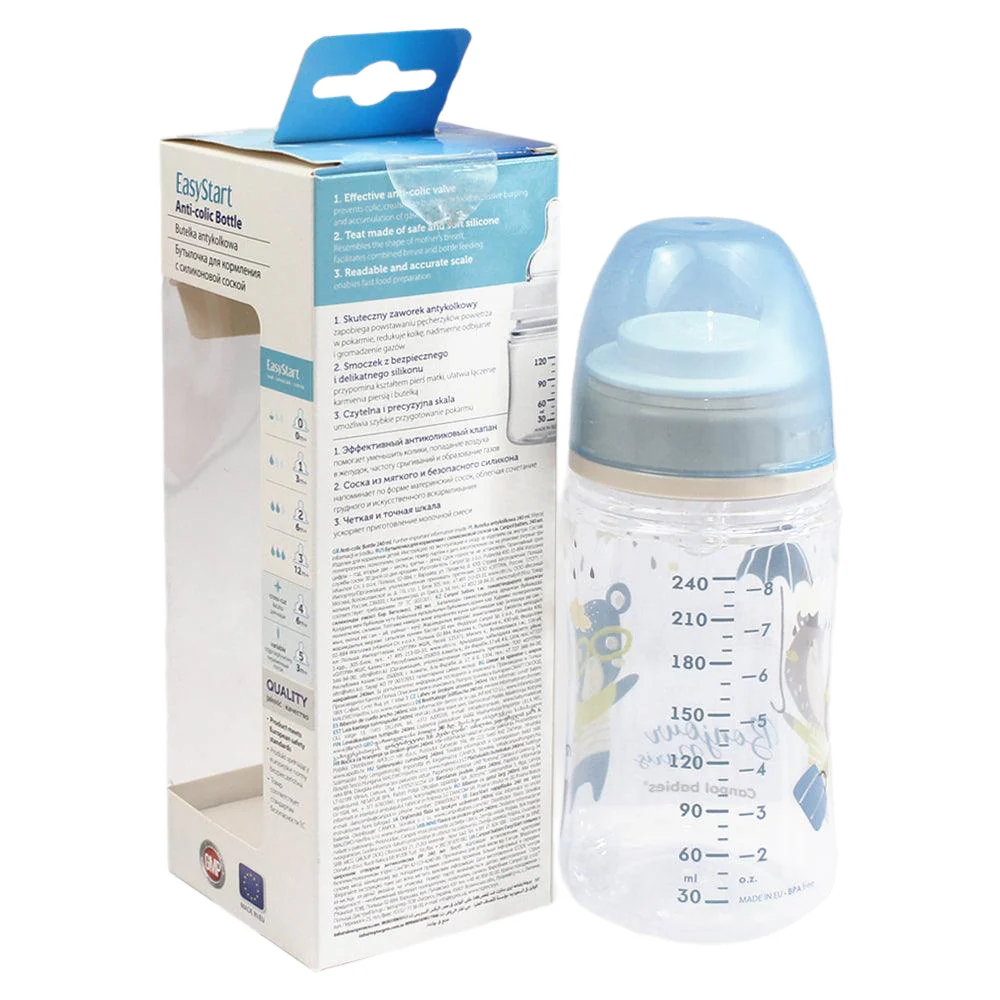 Canpol Babies EasyStart Bottle 240 ml Wide Neck - Image 2