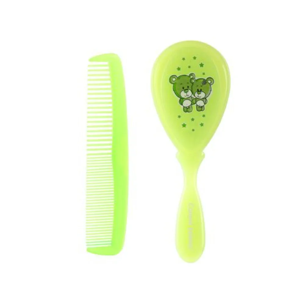 Canpol Babies Hairbrush & Comb Set – Green - Image 2