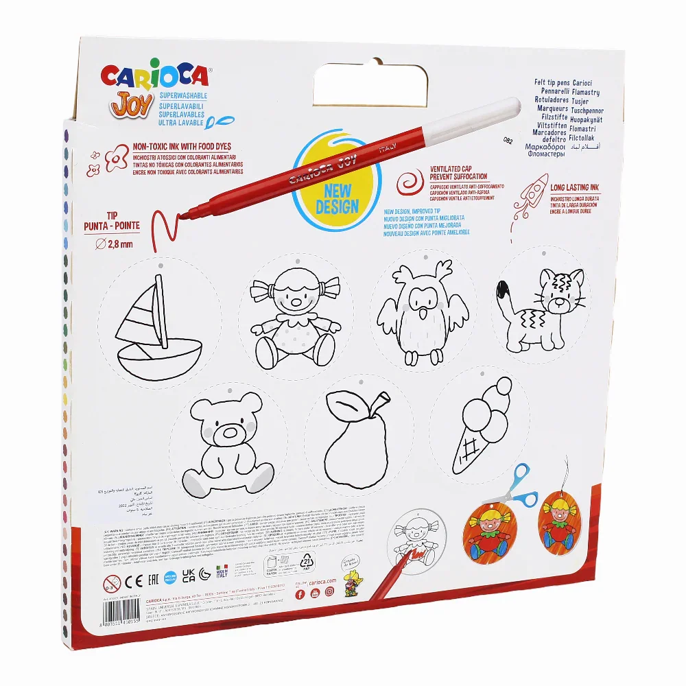 Carioca Joy Super Washable Colors – 60 Colors - Image 3