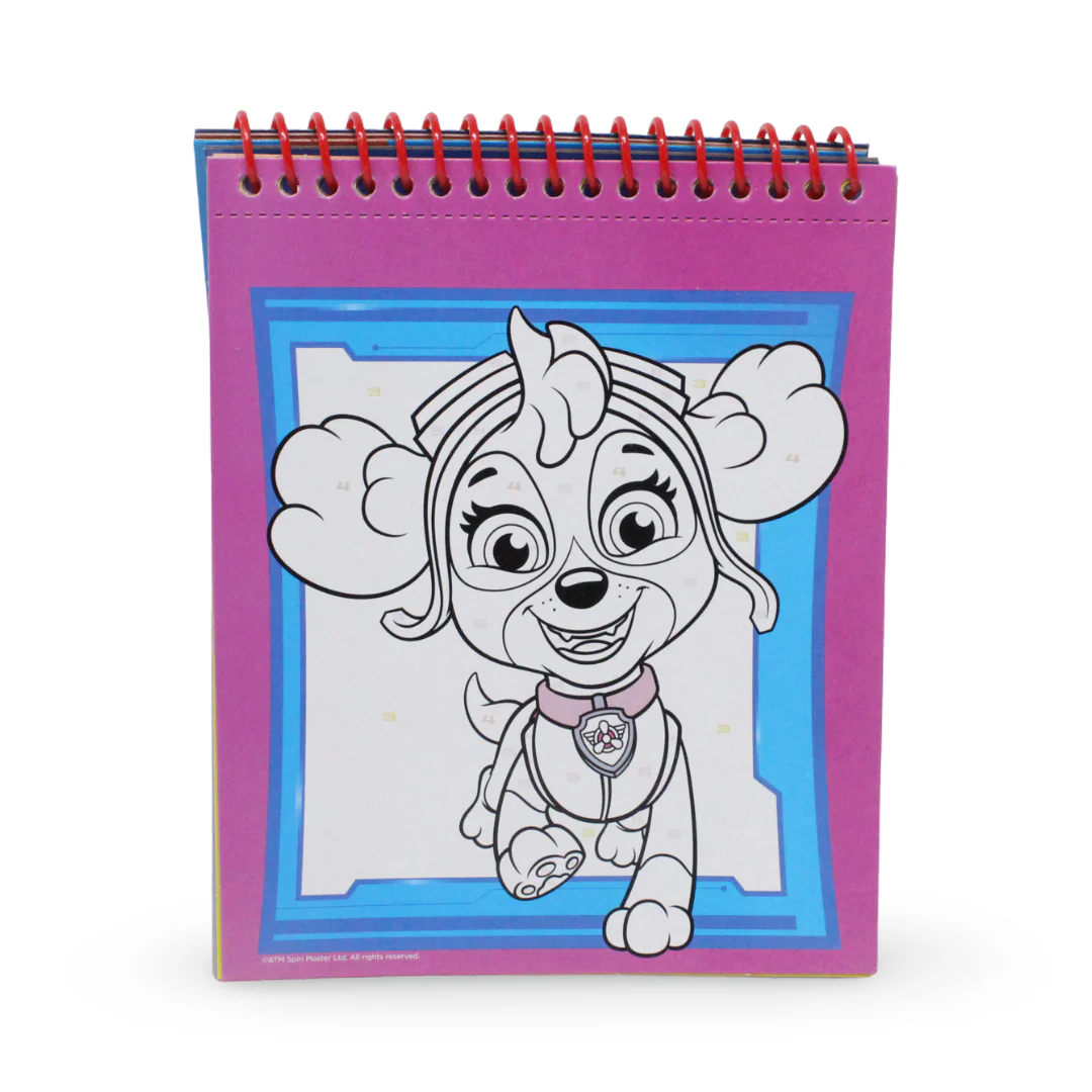 Paw Patrol Colour by Numbers Carry Along Book