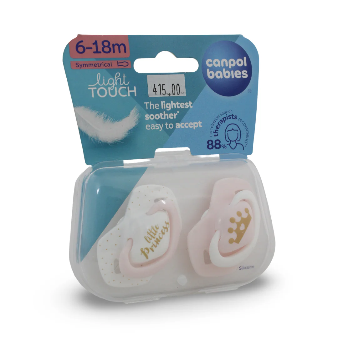 Canpol Babies Royal Baby Silicone Pacifier Pack – Pink