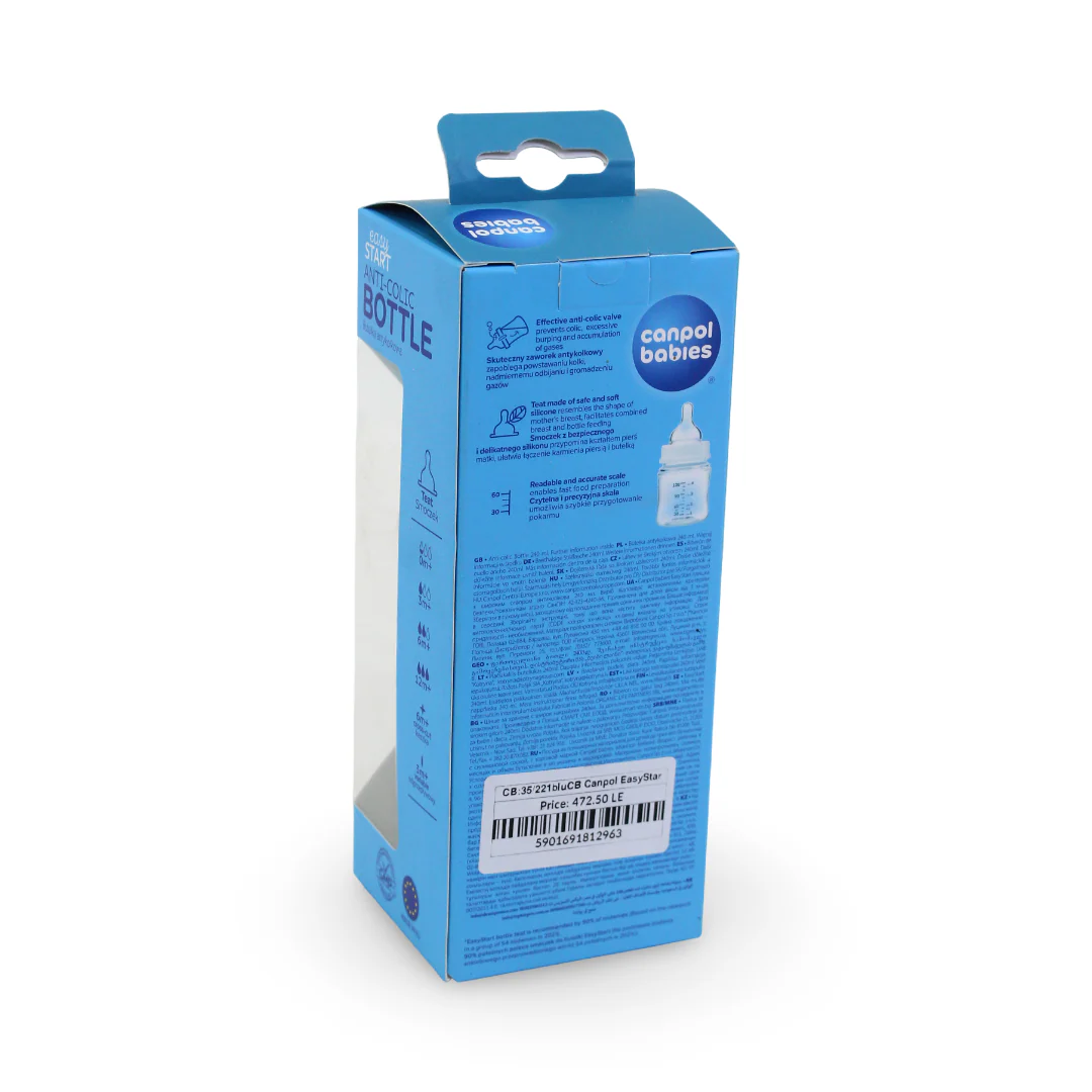 Canpol Babies Easy Start Anti-Colic Bottle 240ml 3m+ - Image 2