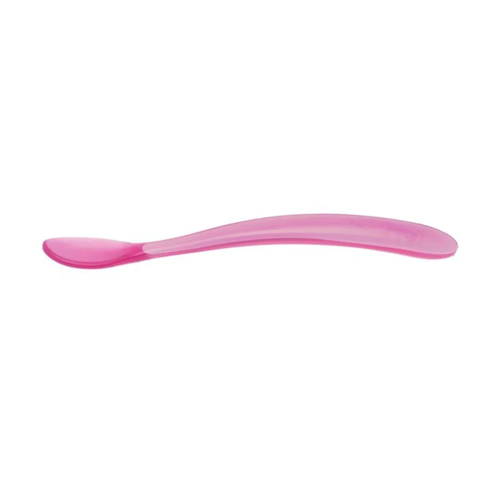 Chicco Soft Silicone Spoon, Pack Of 2 - Pink - Image 4