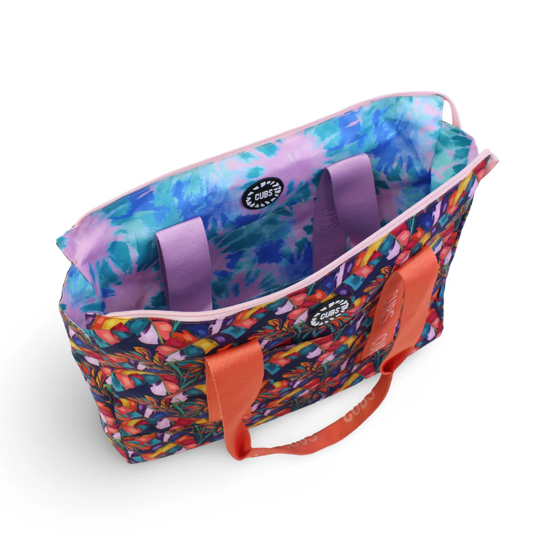 Cubs Colorful Vibes and Tie Dye Double Face Tote Bag (19L) - Image 2
