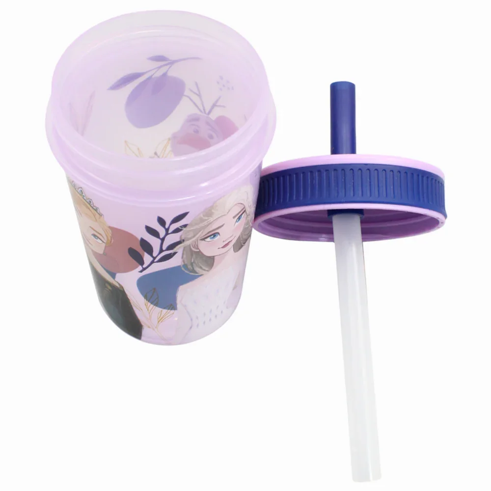 Stor Frozen Leakproof Silicone Straw Tumbler 465ml - Image 3