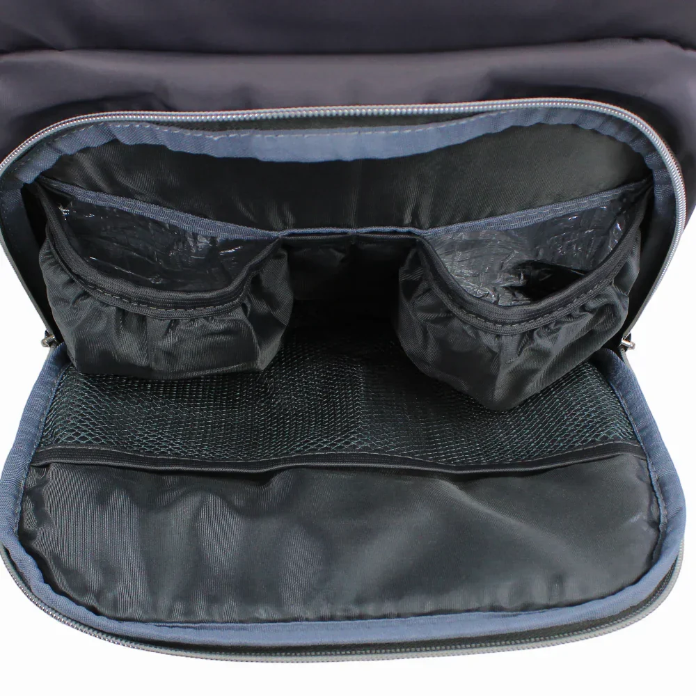 LeQueen Diamond 7th Edition Soft Waterproof Diaper Bag – Grey - Image 5