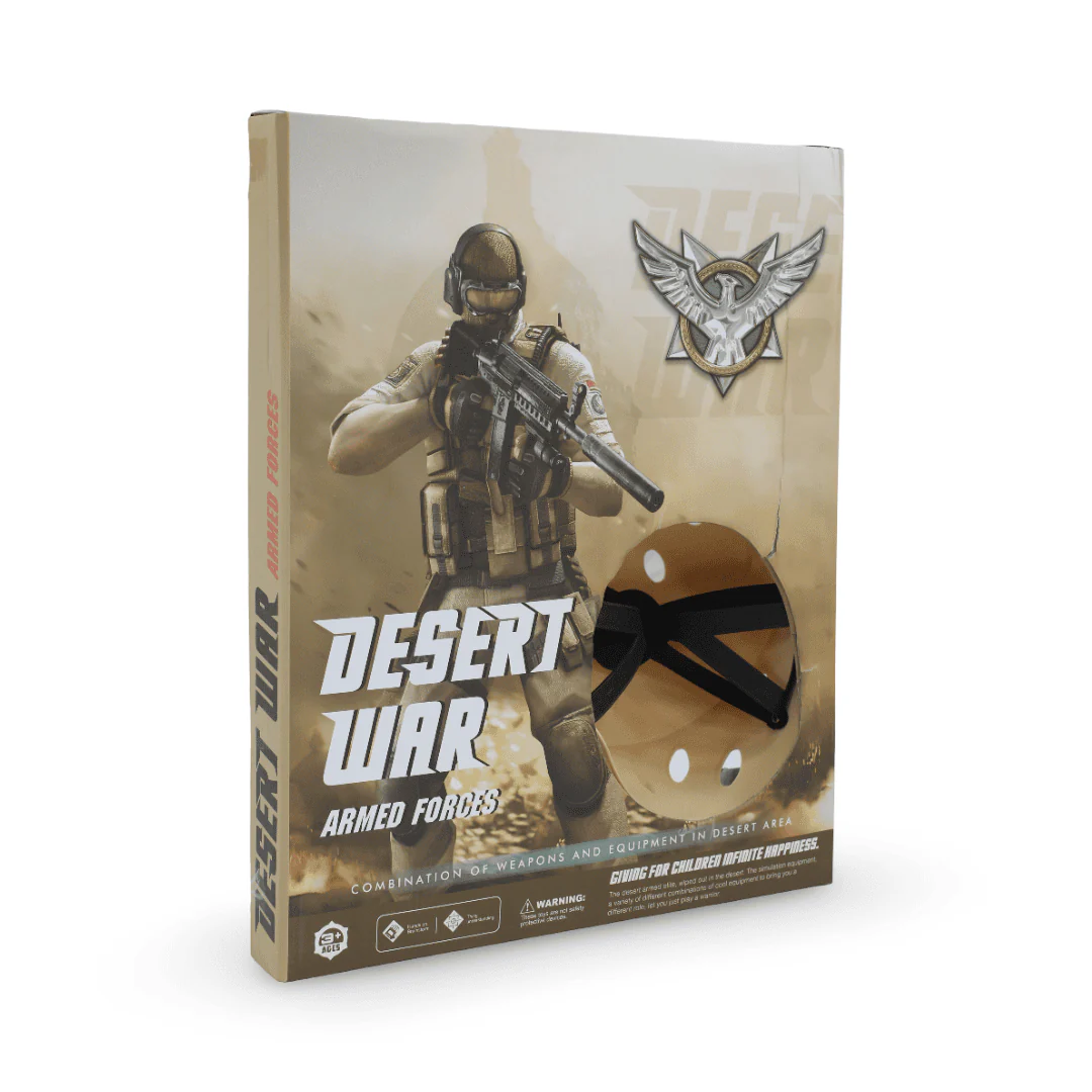 Desert War Armed Forces Combat Assault Dress Up Set - Image 2