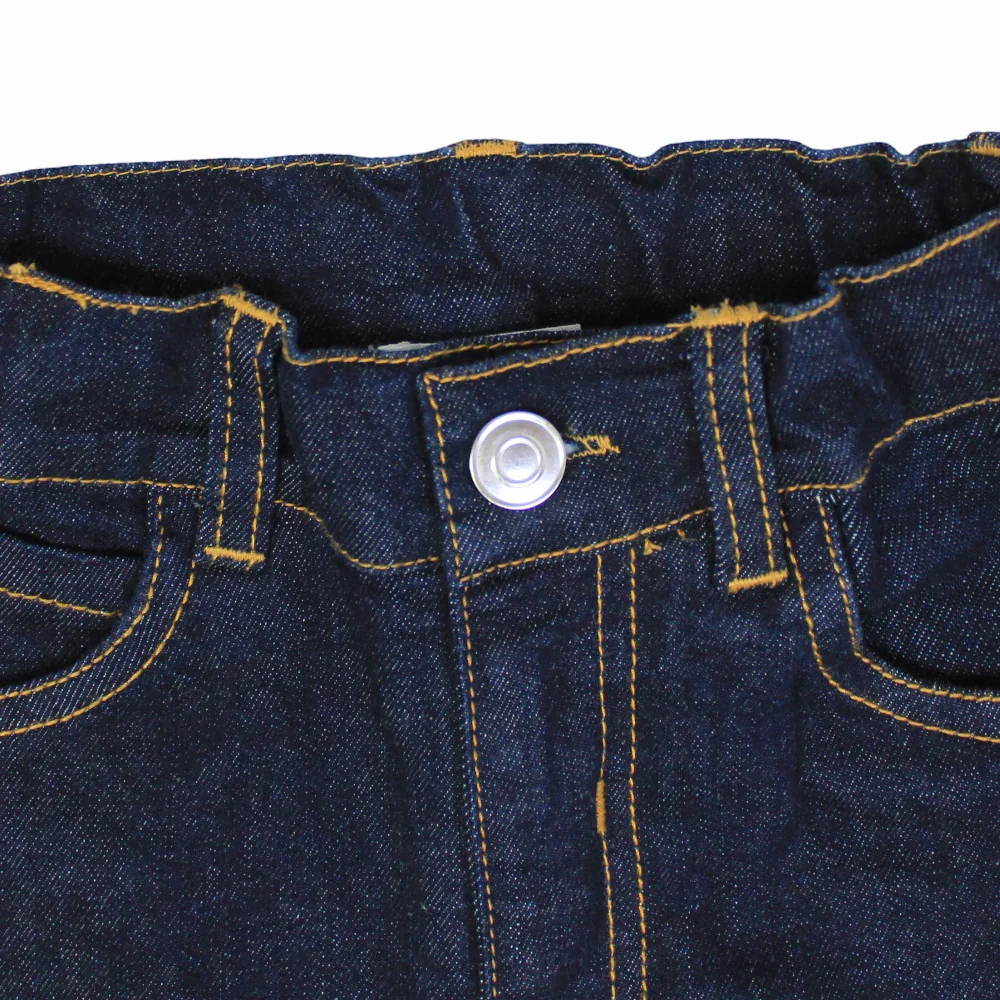Girls Bootcut Jeans - Navy - Image 4