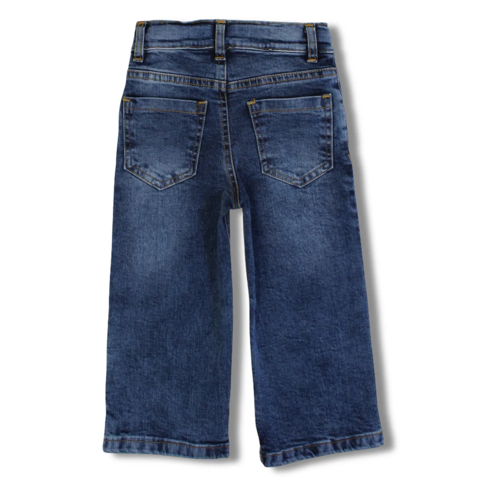 Girls Denim Pants - Blue - Image 2