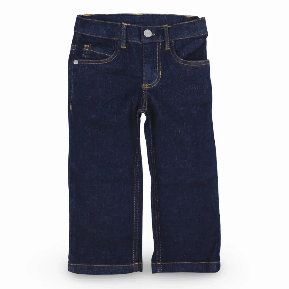 Girls Straight-Leg Jeans - Dark Jeans - Image 2