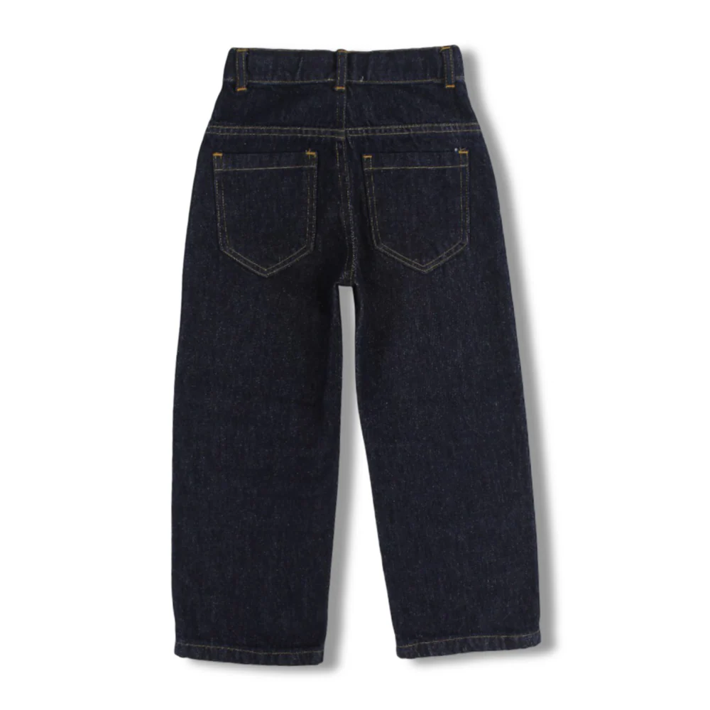 Unisex Denim Pants - Navy - Image 7