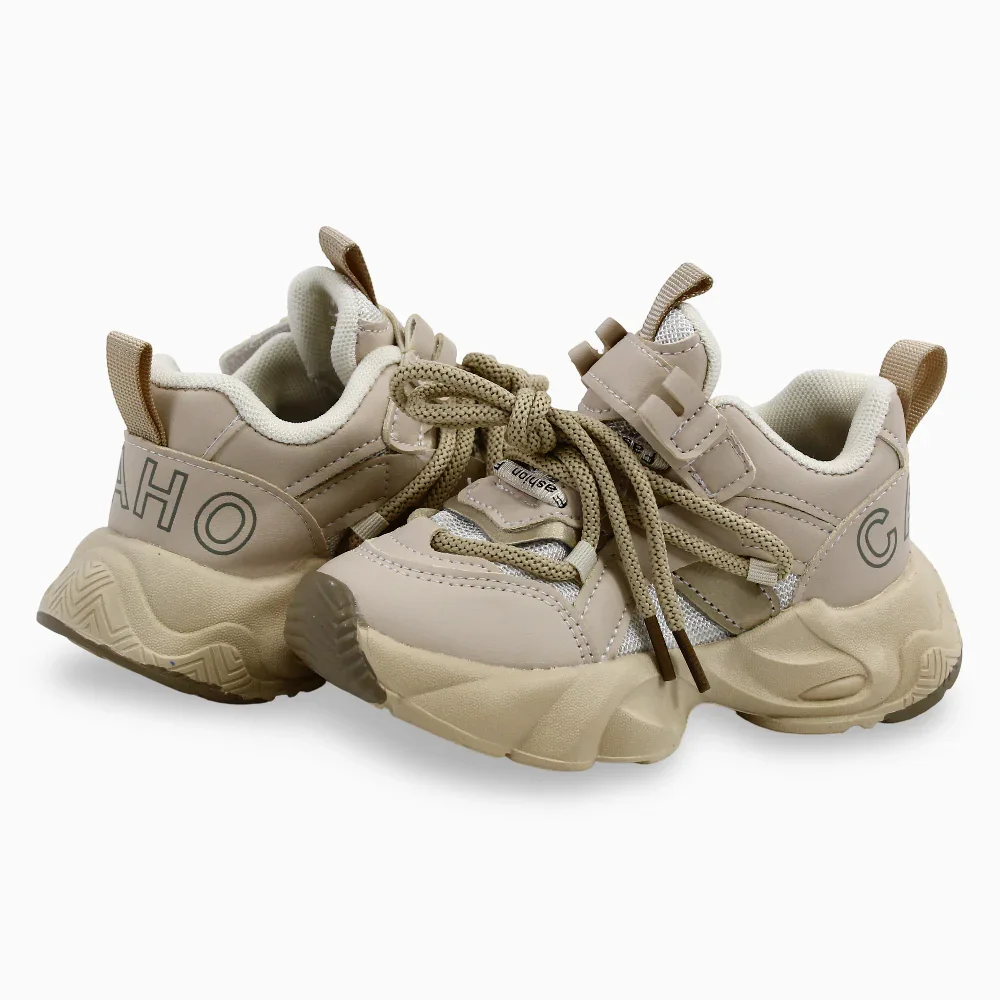 Unisex Leather Sneakers (Size 26-31) - Image 5